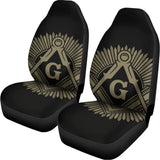 Masonic Freemasonry Print Universal Fit Car Seat Covers 102422