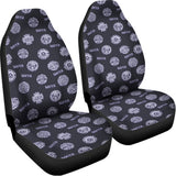 Maya Symbol Pattern Print Universal Fit Car Seat Covers 102422