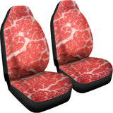 Meat Print Universal Fit Car Seat Covers 102422