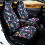 Mermaid Cartoon Pattern Print Universal Fit Car Seat Covers 102422