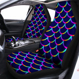 Mermaid Scales Pattern Print Universal Fit Car Seat Covers 102422
