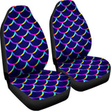 Mermaid Scales Pattern Print Universal Fit Car Seat Covers 102422