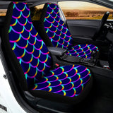 Mermaid Scales Pattern Print Universal Fit Car Seat Covers 102422