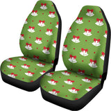 Merry Christmas Bells Pattern Print Universal Fit Car Seat Covers 102422