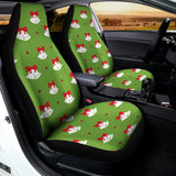 Merry Christmas Bells Pattern Print Universal Fit Car Seat Covers 102422