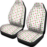 Merry Christmas Dots Pattern Print Universal Fit Car Seat Covers 102422