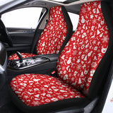 Merry Christmas Elements Pattern Print Universal Fit Car Seat Covers 102422