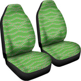 Merry Christmas Lights Pattern Print Universal Fit Car Seat Covers 102422