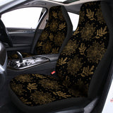 Merry Christmas Poinsettia Pattern Print Universal Fit Car Seat Covers 102422