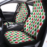 Merry Christmas Tree Pattern Print Universal Fit Car Seat Covers 102422