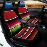 Mexican Serape Blanket Pattern Print Universal Fit Car Seat Covers 102422