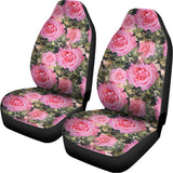 Military Camouflage Flower Pattern Print Universal Fit Car Seat Covers 102422