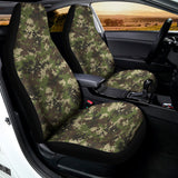Military Digital Camo Pattern Print Universal Fit Car Seat Covers 102422