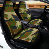 Military Green Camouflage Print Universal Fit Car Seat Covers 102422
