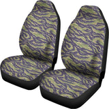 Military Tiger Stripe Camouflage Print Universal Fit Car Seat Covers 102422