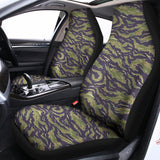 Military Tiger Stripe Camouflage Print Universal Fit Car Seat Covers 102422