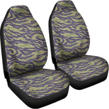Military Tiger Stripe Camouflage Print Universal Fit Car Seat Covers 102422