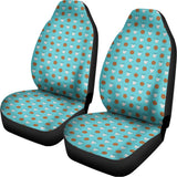 Milk And Cookies Pattern Print Universal Fit Car Seat Covers 102422