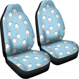 Milk Bottle Cartoon Pattern Print Universal Fit Car Seat Covers 102422