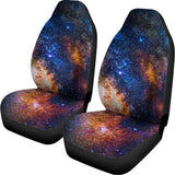 Milky Way Universe Galaxy Space Print Universal Fit Car Seat Covers 102422