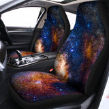 Milky Way Universe Galaxy Space Print Universal Fit Car Seat Covers 102422