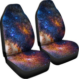 Milky Way Universe Galaxy Space Print Universal Fit Car Seat Covers 102422