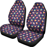 Mini Cupcake Pattern Print Universal Fit Car Seat Covers 102422