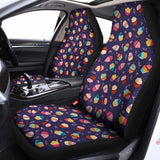 Mini Cupcake Pattern Print Universal Fit Car Seat Covers 102422