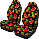 Mix Fruit Pineapple Pattern Print Universal Fit Car Seat Covers 102422