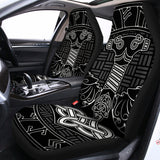 Mjolnir And Scandinavian Runes Print Universal Fit Car Seat Covers 102422