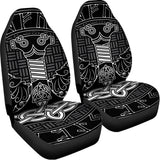 Mjolnir And Scandinavian Runes Print Universal Fit Car Seat Covers 102422