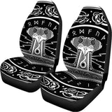 Mjolnir Norse Mythology Print Universal Fit Car Seat Covers 102422