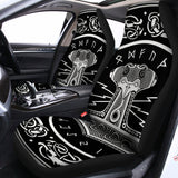 Mjolnir Norse Mythology Print Universal Fit Car Seat Covers 102422
