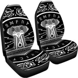 Mjolnir Norse Mythology Print Universal Fit Car Seat Covers 102422