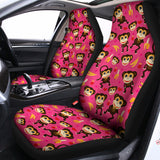 Monkey And Banana Pattern Print Universal Fit Car Seat Covers 102422