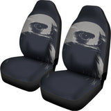 Monochrome Eagle Print Universal Fit Car Seat Covers 102422