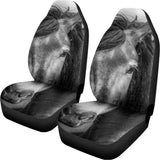 Monochrome Horse Print Universal Fit Car Seat Covers 102422