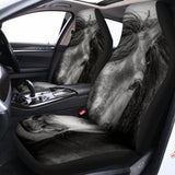 Monochrome Horse Print Universal Fit Car Seat Covers 102422