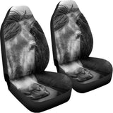 Monochrome Horse Print Universal Fit Car Seat Covers 102422