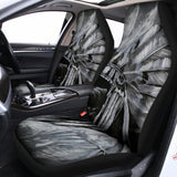Monochrome Native Indian Portrait Print Universal Fit Car Seat Covers 102422
