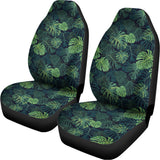 Monstera Palm Leaves Pattern Print Universal Fit Car Seat Covers 102422