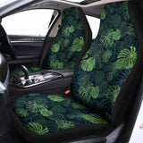 Monstera Palm Leaves Pattern Print Universal Fit Car Seat Covers 102422
