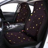 Moon Phase And Stars Pattern Print Universal Fit Car Seat Covers 102422