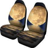 Moonlight On The Sea Print Universal Fit Car Seat Covers 102422