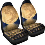 Moonlight On The Sea Print Universal Fit Car Seat Covers 102422
