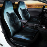 Moonlight Wolf Print Universal Fit Car Seat Covers 102422