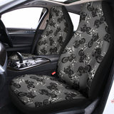 Motorcycle And Angel Pattern Print Universal Fit Car Seat Covers 102422