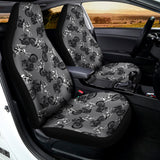 Motorcycle And Angel Pattern Print Universal Fit Car Seat Covers 102422