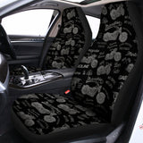 Motorcycle Quote Pattern Print Universal Fit Car Seat Covers 102422