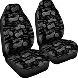 Motorcycle Quote Pattern Print Universal Fit Car Seat Covers 102422
